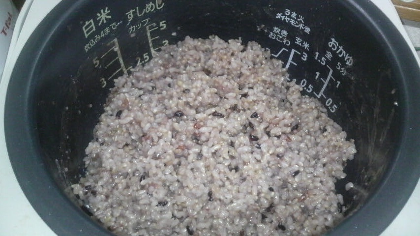玄米炊飯
