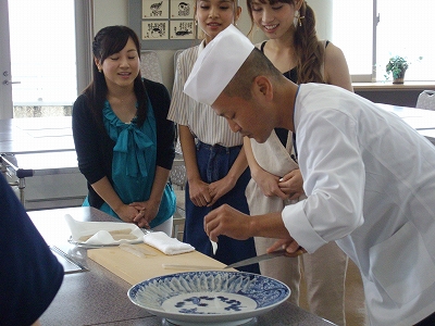 刺し実演