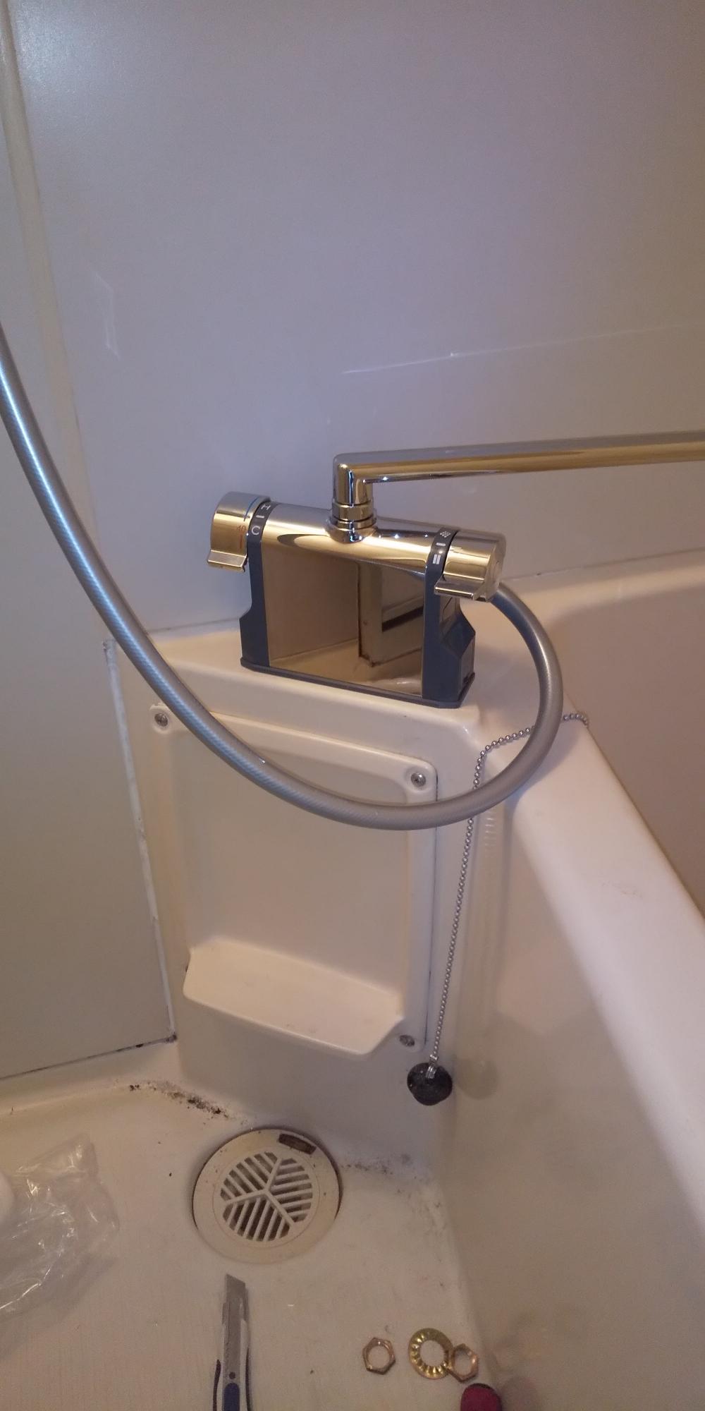 浴室水栓交換3