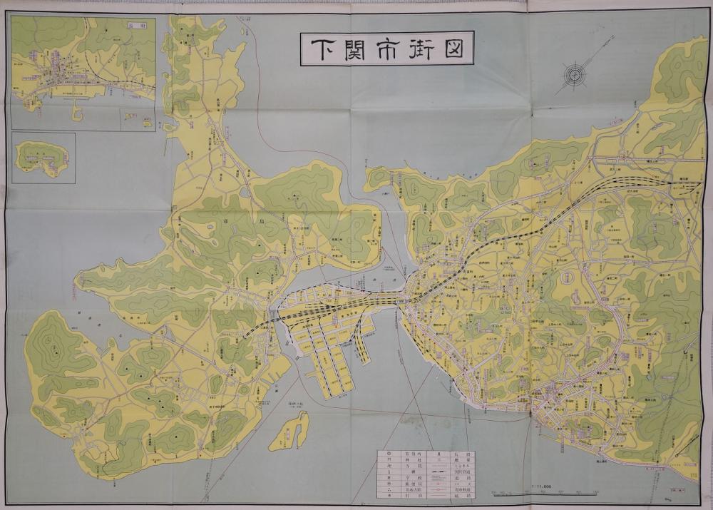 下関市街図１
