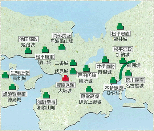 大坂への備えと天下普