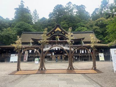 茅の輪くぐり