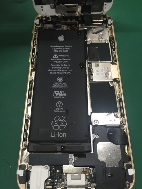 iPhone6水没